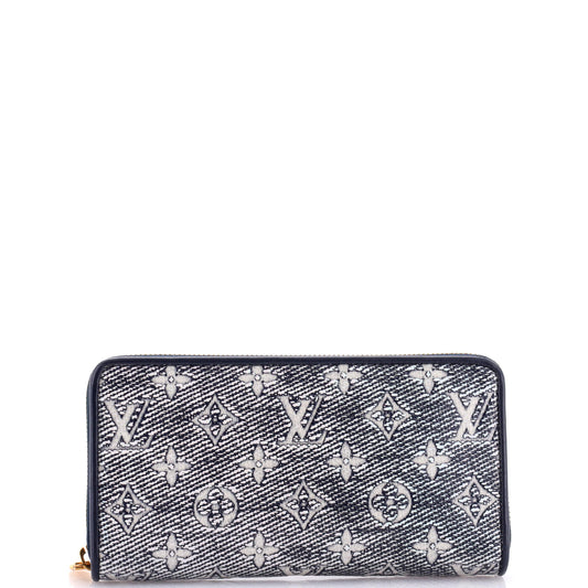 Louis Vuitton Zippy Wallet Monoglam Jacquard Handbag Canvas Travel Bag