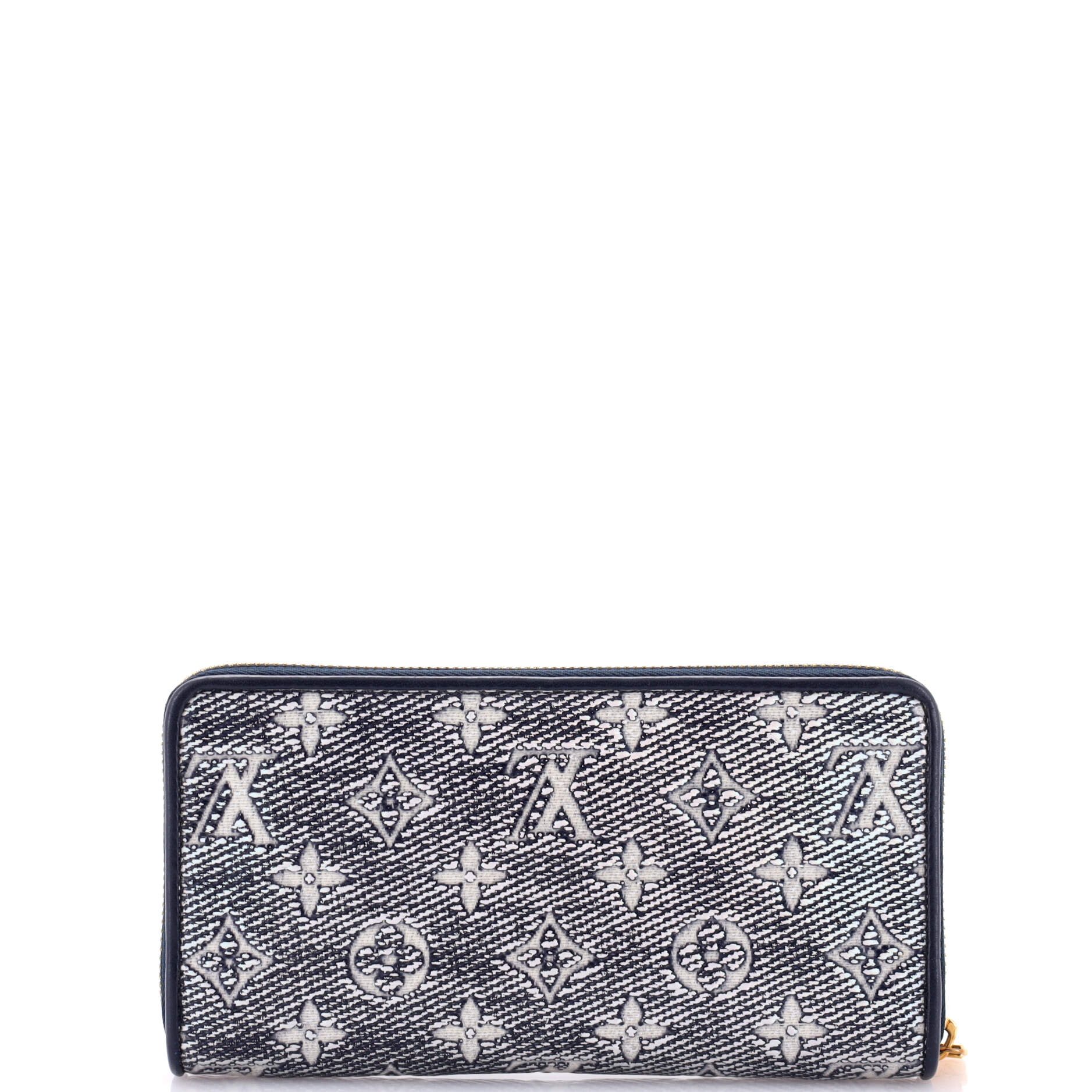 Louis Vuitton Zippy Wallet Monoglam Jacquard Handbag Canvas Travel Bag