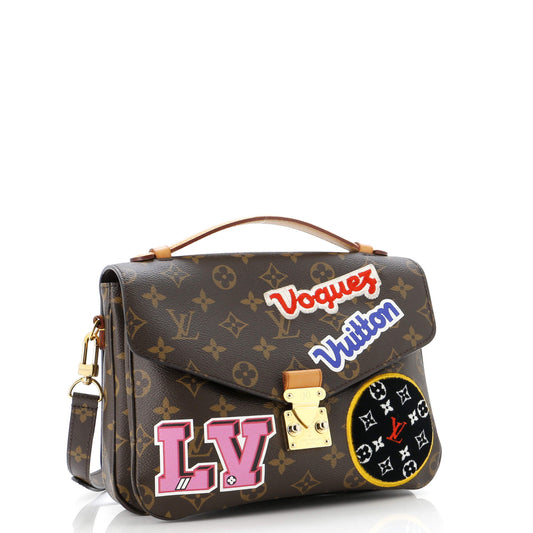 Louis Vuitton Pochette Metis Limited Edition Patches Shoulder Bag Canvas Monogram Canvas 3063571