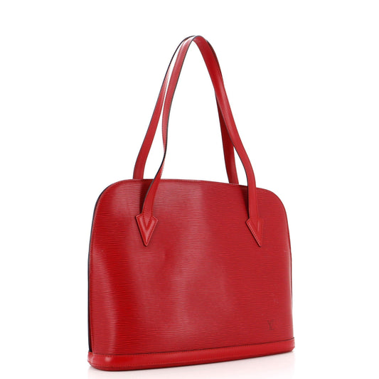 Louis Vuitton Lussac Handbag Epi Leather Shoulder Bag