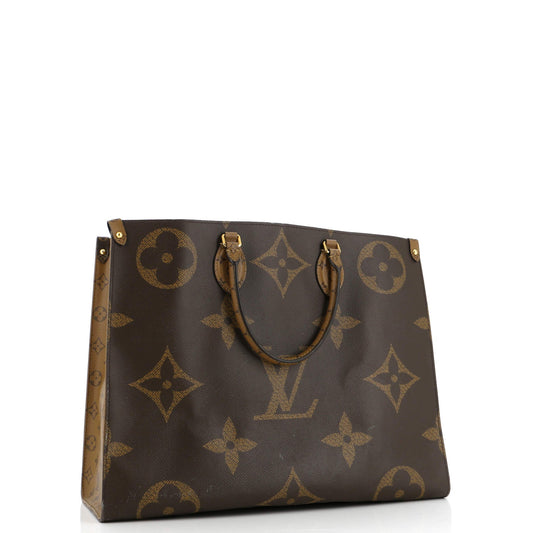 Louis Vuitton Onthego Tote Reverse Giant Gm Monogram Tote Bag Giant Gm3063601