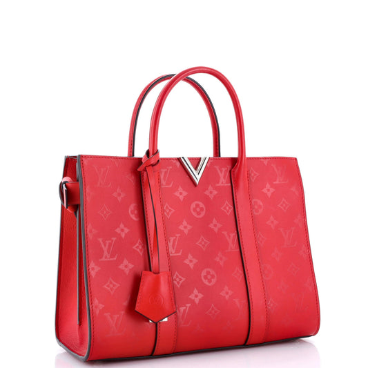 Louis Vuitton Very Zipped Tote Leather Monogram Tote Bag