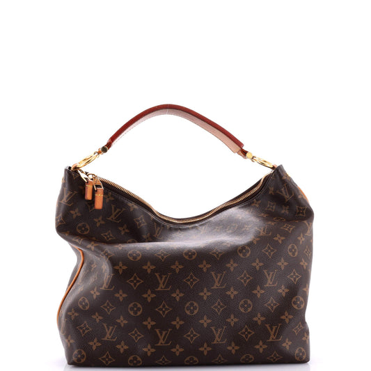 Louis Vuitton Sully Handbag Mm Canvas Monogram Travel Bag