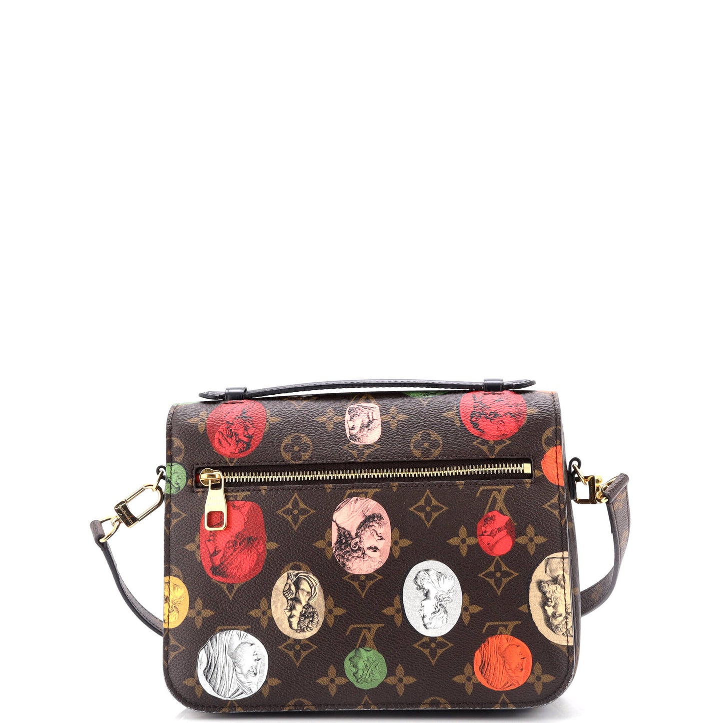 Louis Vuitton Pochette Metis Limited Edition Fornasetti Cameo Shoulder Canvas Monogram Shoulder Bag