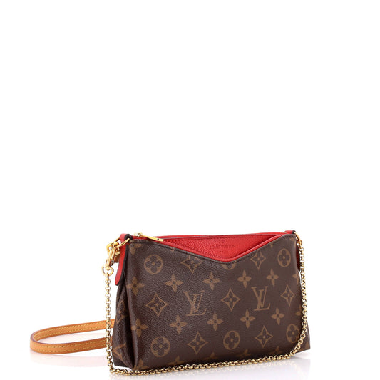 Louis Vuitton Pallas Clutch Canvas Monogram Clutch Bag Canvas 3065053