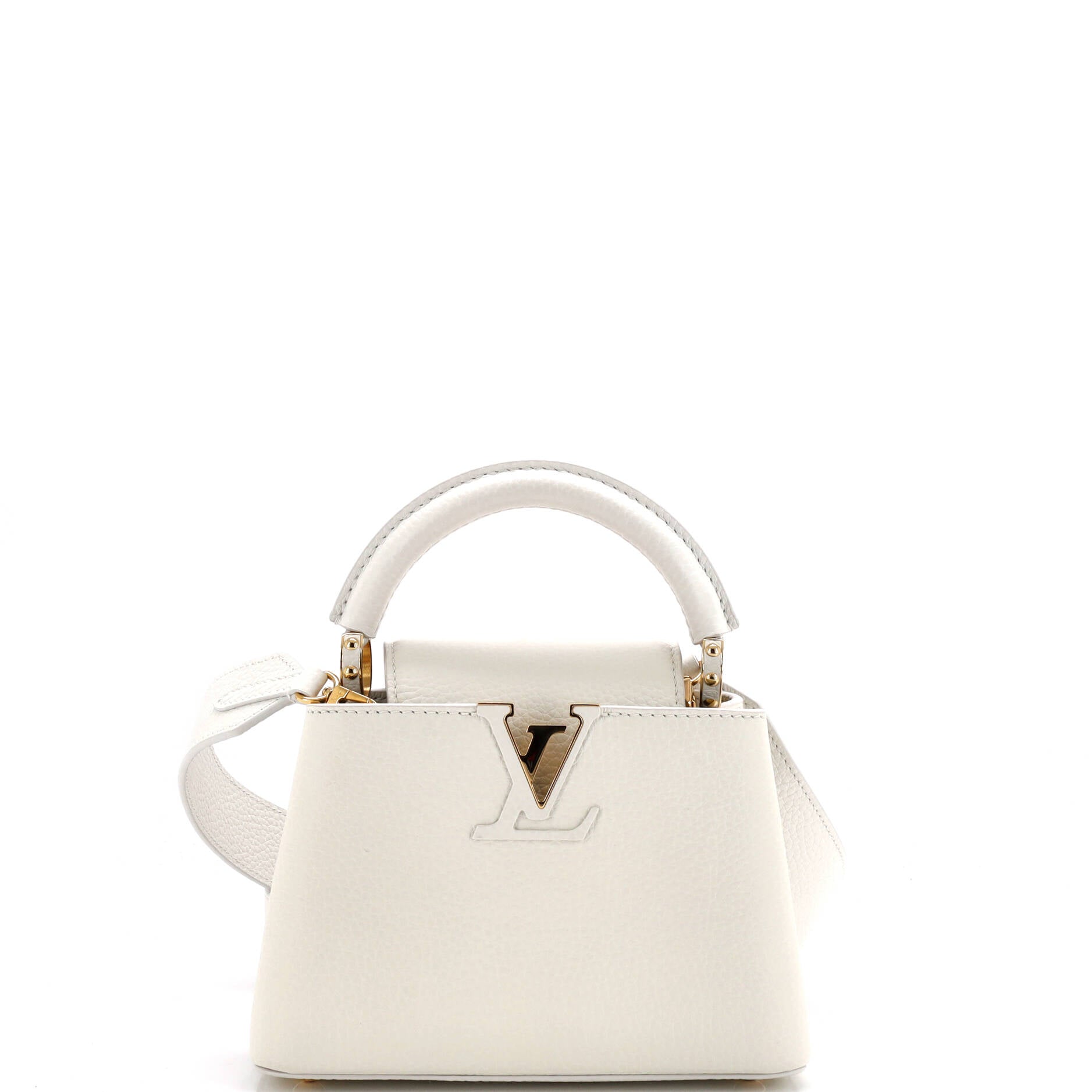 Louis Vuitton Capucines Bag Leather Mini Travel Bag