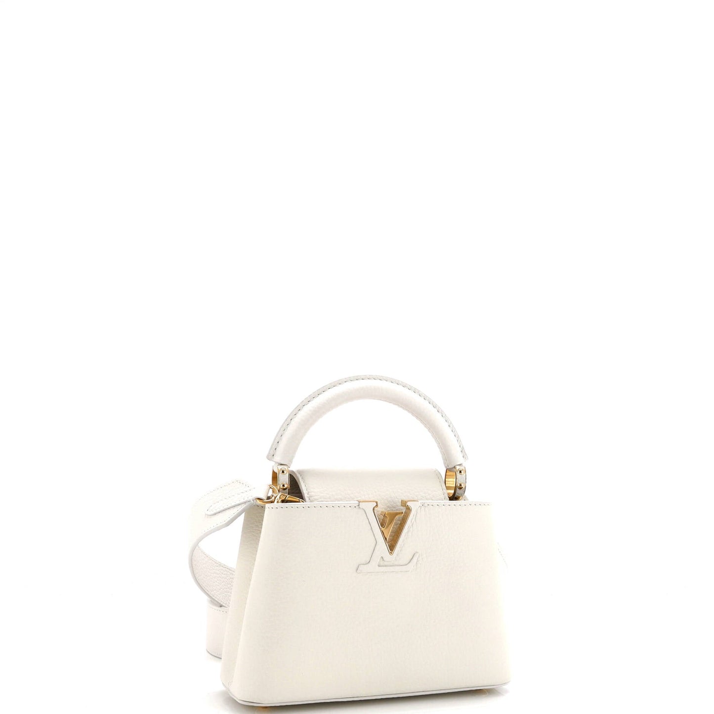 Louis Vuitton Capucines Bag Leather Mini Travel Bag