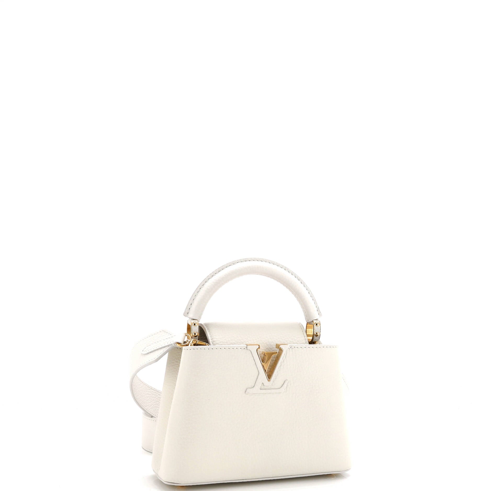 Louis Vuitton Capucines Bag Leather Mini Travel Bag
