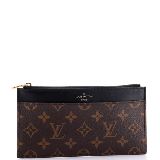 Louis Vuitton Slim Purse Canvas Monogram Travel Bag Canvas 3065291