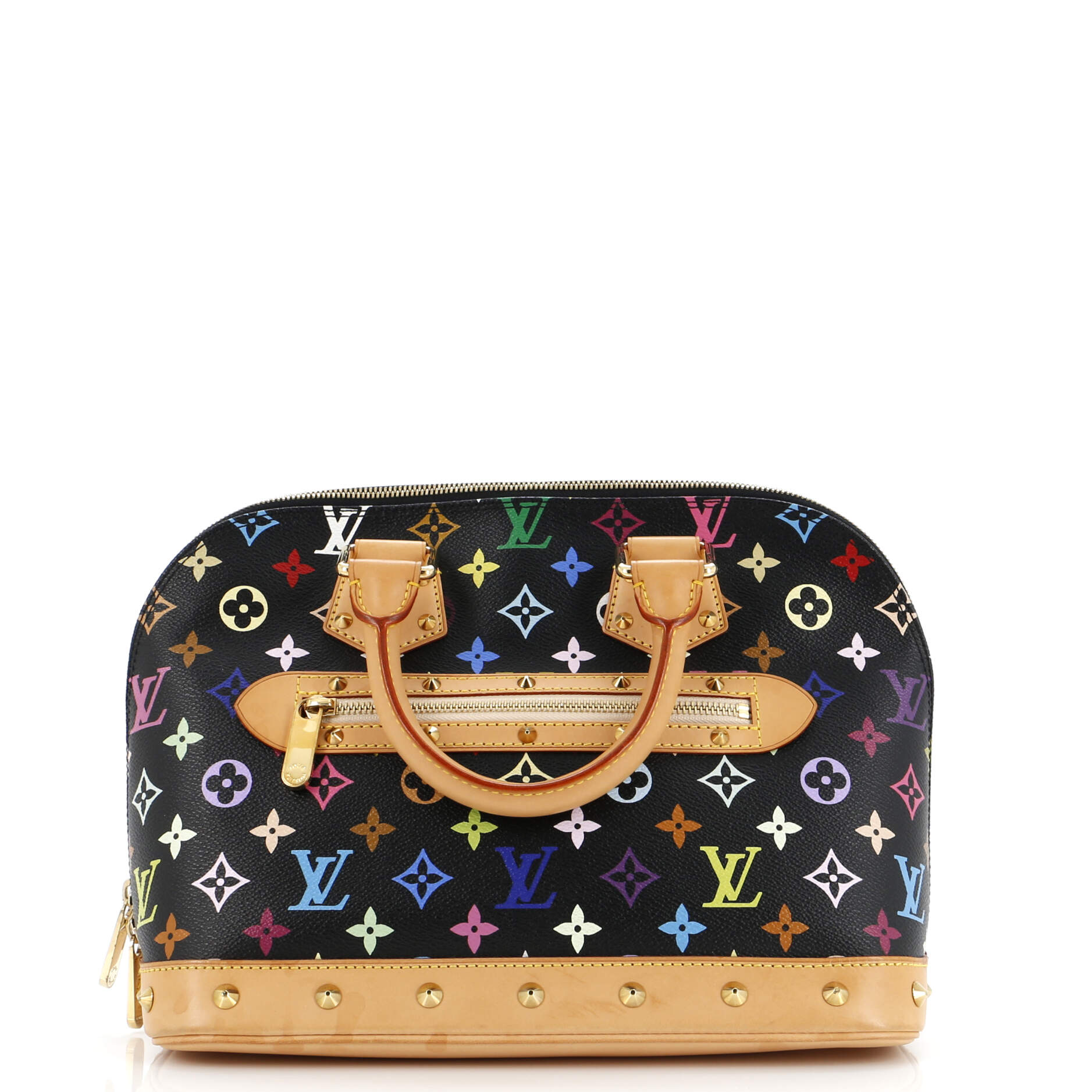 Louis Vuitton Alma Handbag Multicolor Pm Monogram Travel Bag