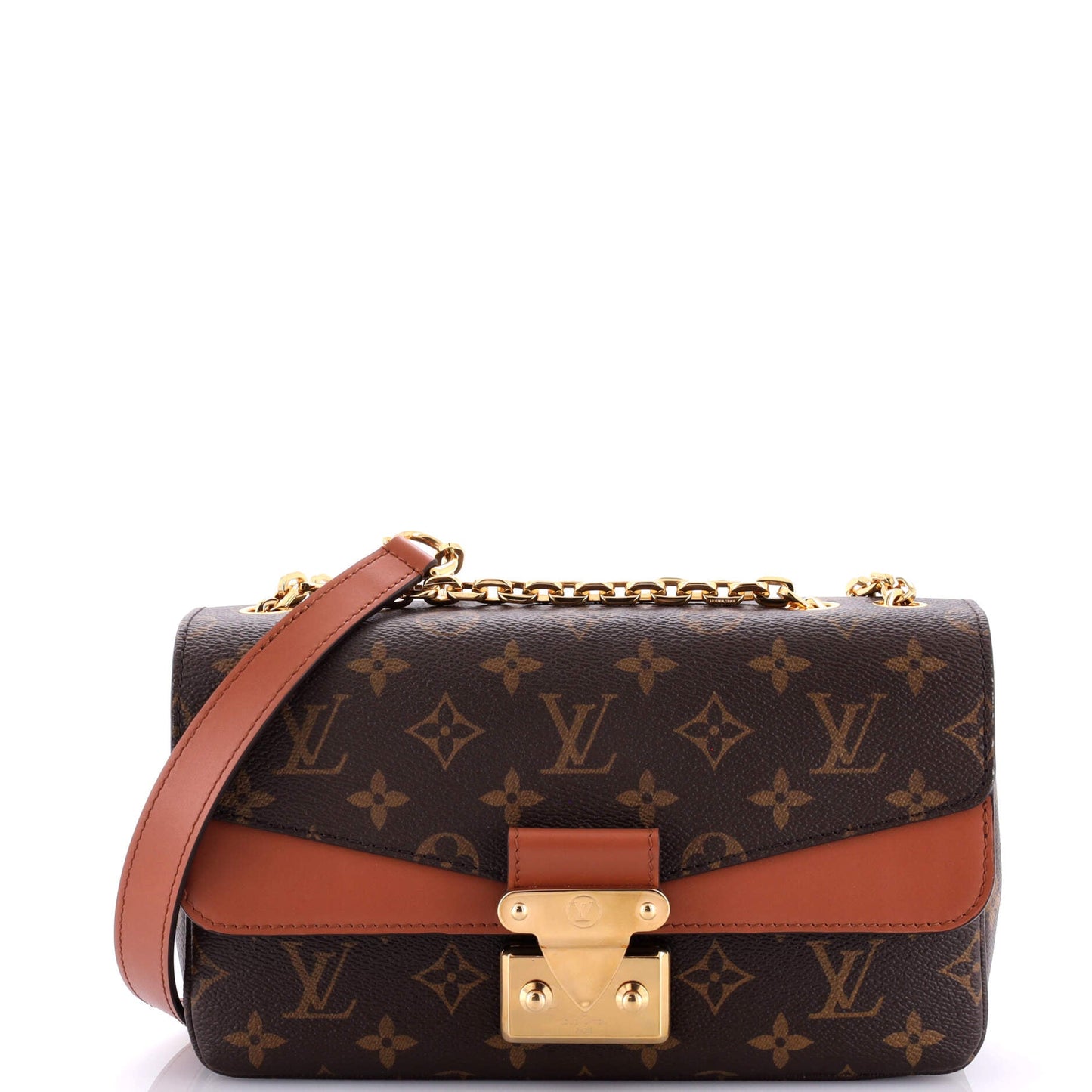 Louis Vuitton Marceau Handbag With Leather Canvas Shoulder Bag