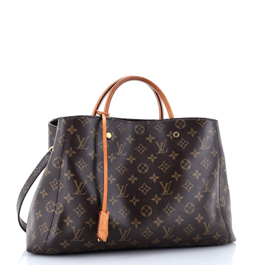 Louis Vuitton Montaigne Handbag Gm Canvas Monogram Tote Bag Canvas Gm3066051