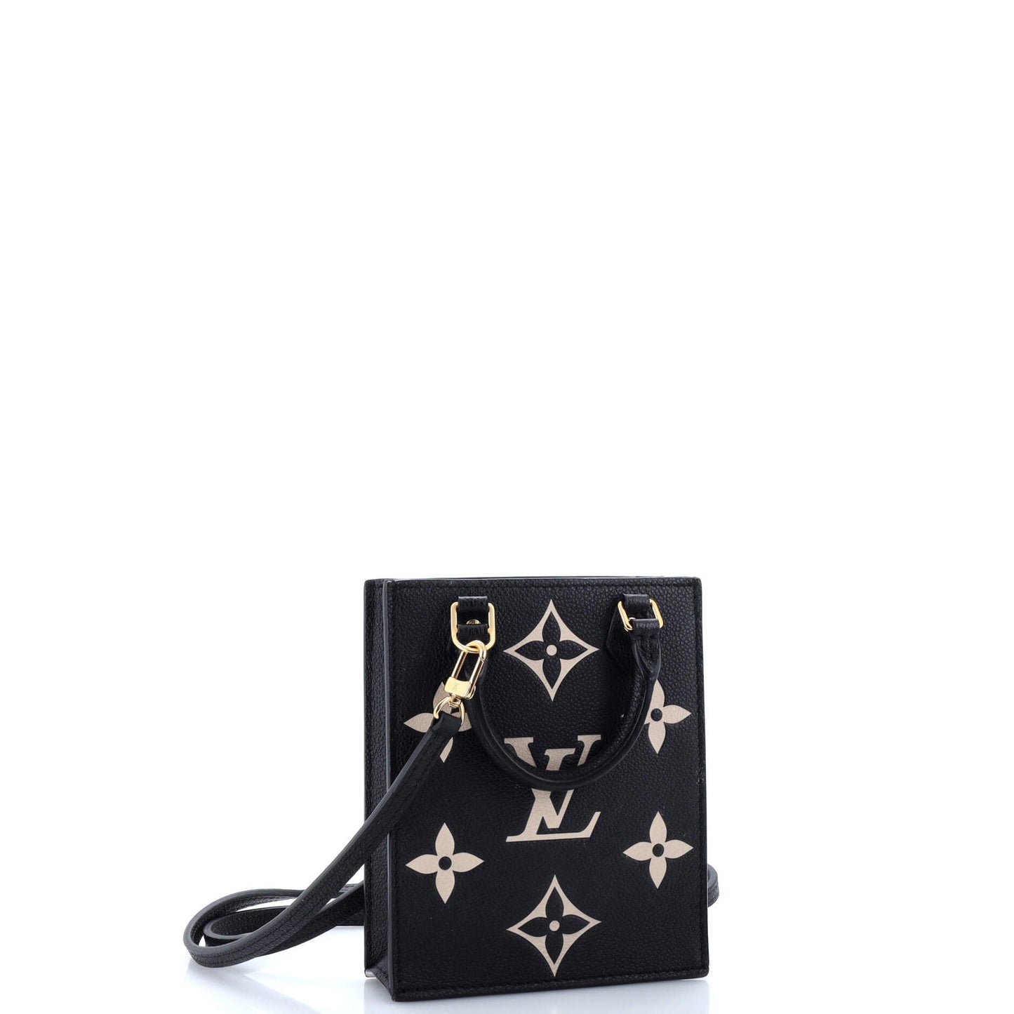 Louis Vuitton Petit Sac Plat Bag Bicolor Empreinte Giant Monogram Tote Bag