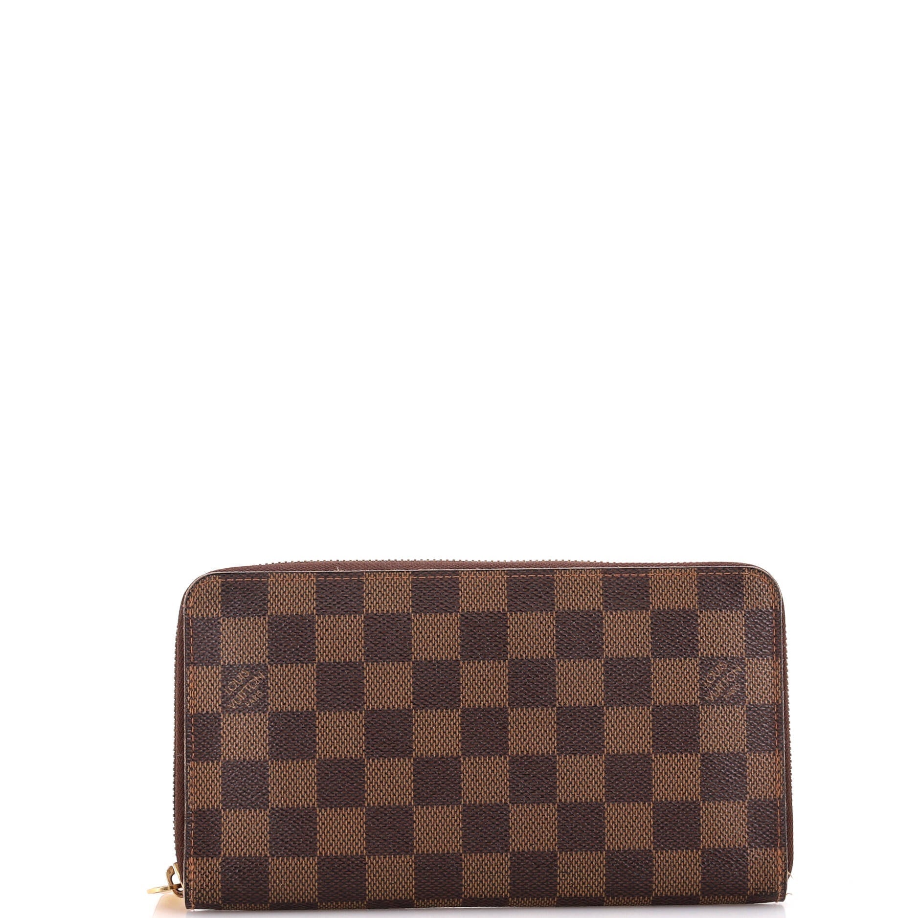 Louis Vuitton Zippy Organizer Damier Handbag Travel Bag