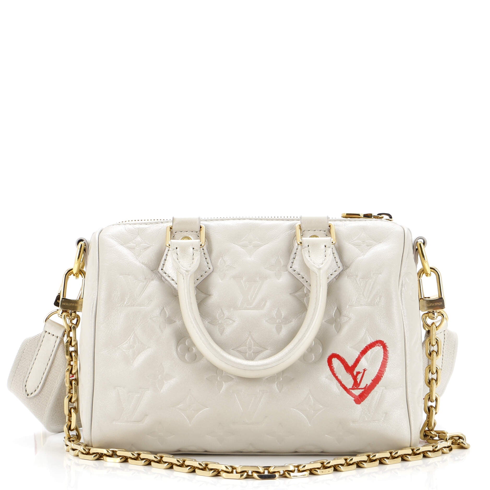 Louis Vuitton Speedy Bandouliere Bag Limited Edition Fall In Monogram Shoulder Bag