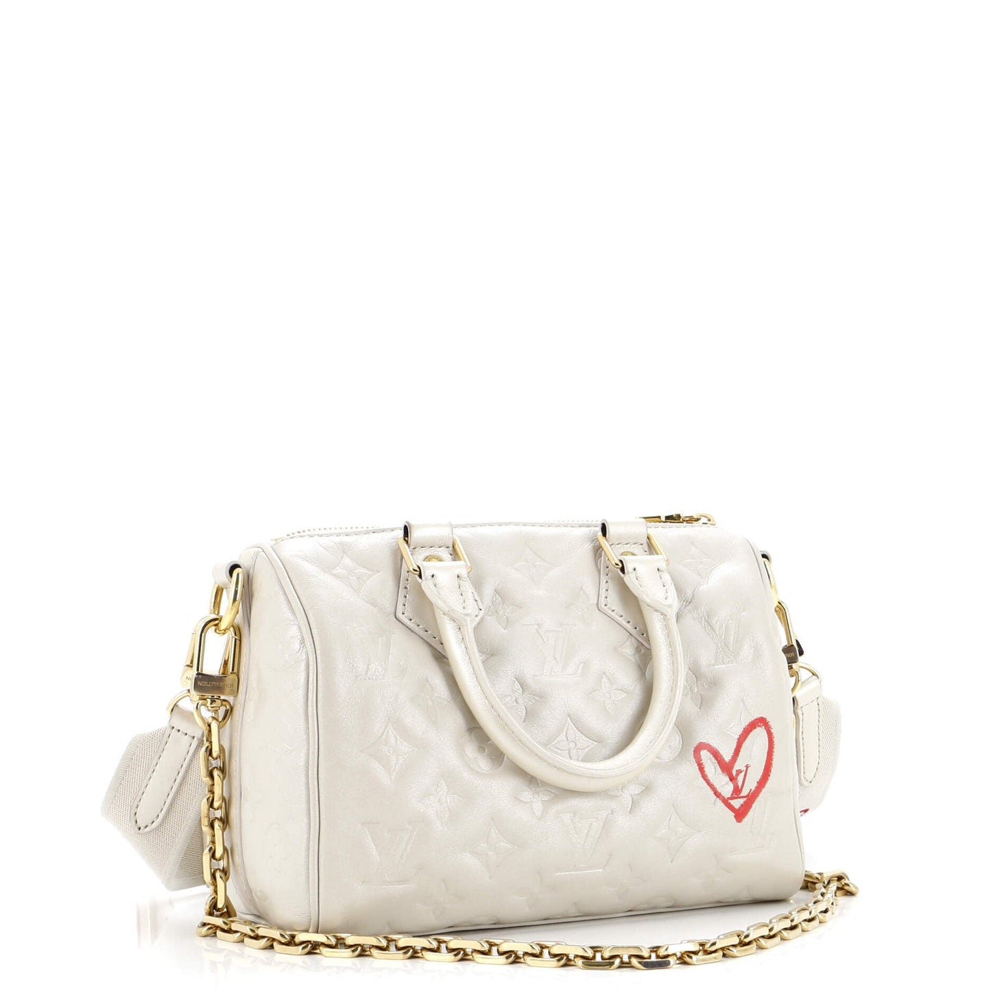 Louis Vuitton Speedy Bandouliere Bag Limited Edition Fall In Monogram Shoulder Bag