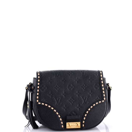 Louis Vuitton Junot Handbag Empreinte Leather Monogram Travel Bag