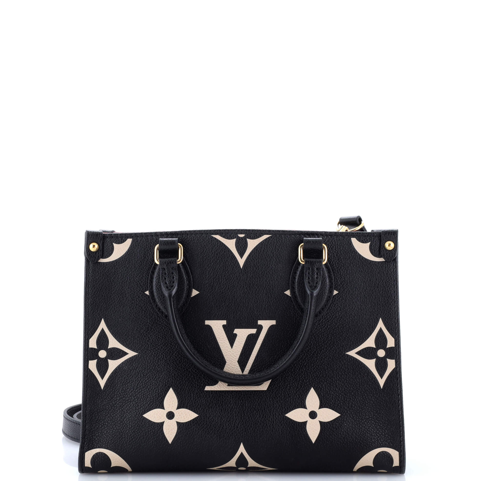 Louis Vuitton Onthego Tote Bicolor Empreinte Giant Pm Monogram Tote Bag