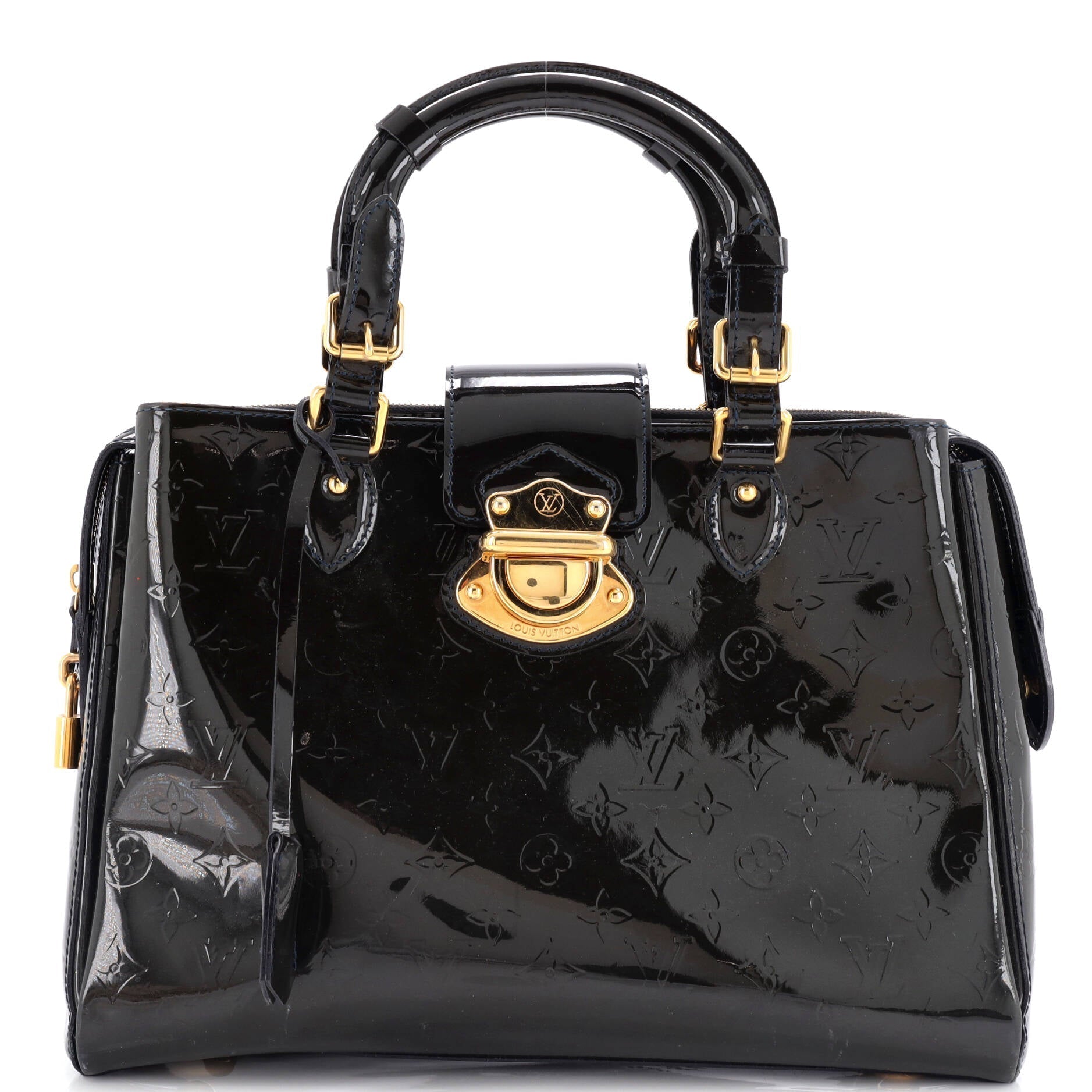 Louis Vuitton Melrose Avenue Handbag Vernis Monogram Travel Bag