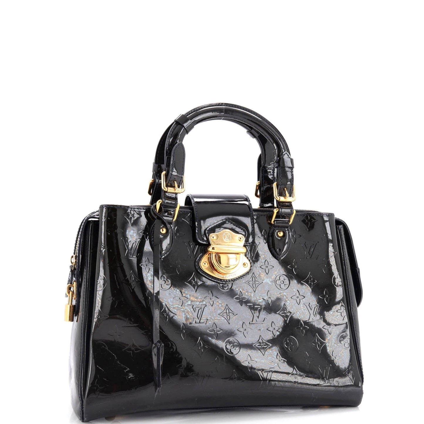 Louis Vuitton Melrose Avenue Handbag Vernis Monogram Travel Bag