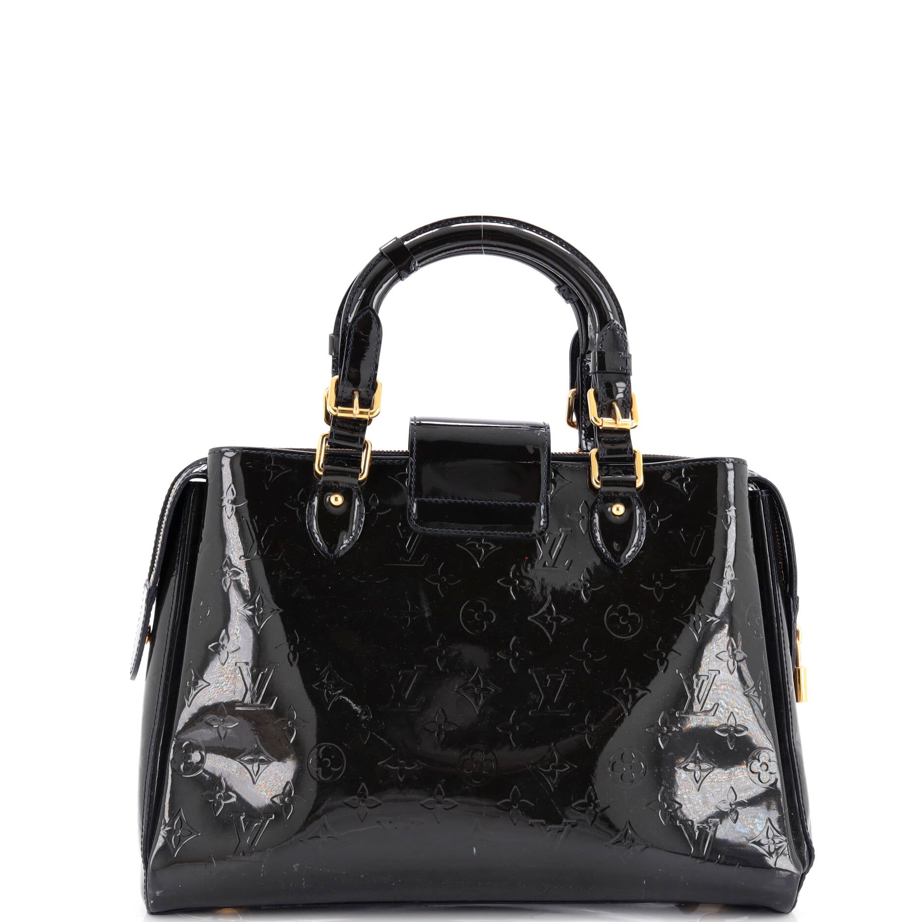 Louis Vuitton Melrose Avenue Handbag Vernis Monogram Travel Bag