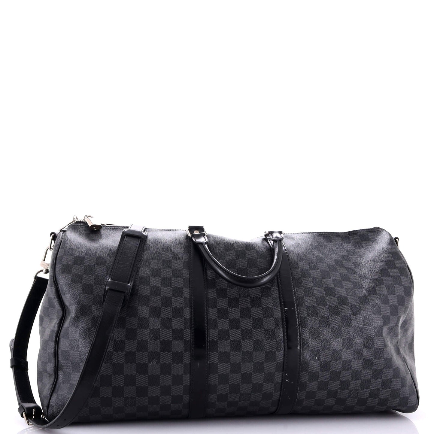 Louis Vuitton Keepall Bandouliere Bag Damier Graphite Travel Bag