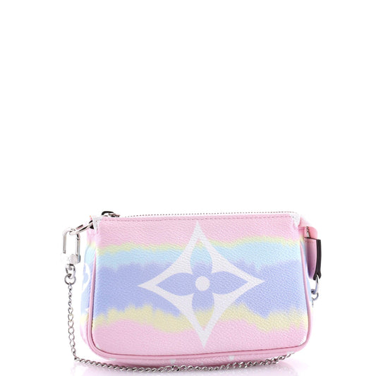 Louis Vuitton Pochette Accessoires Limited Edition Escale Giant Clutch Monogram Mini Clutch Bag