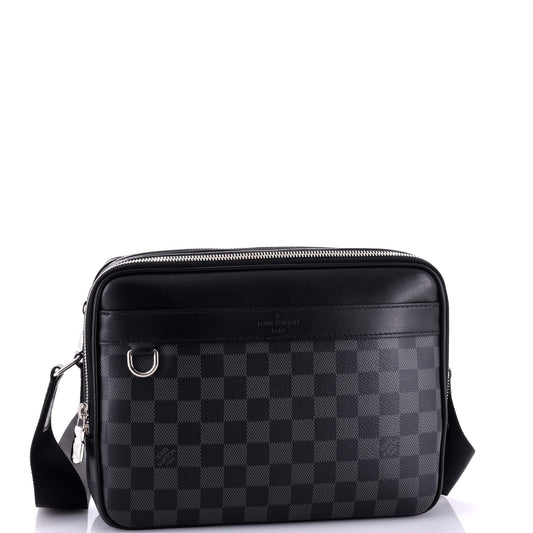 Louis Vuitton Trocadero Nm Messenger Damier Graphite Pm Travel Bag Graphite Pm3068581