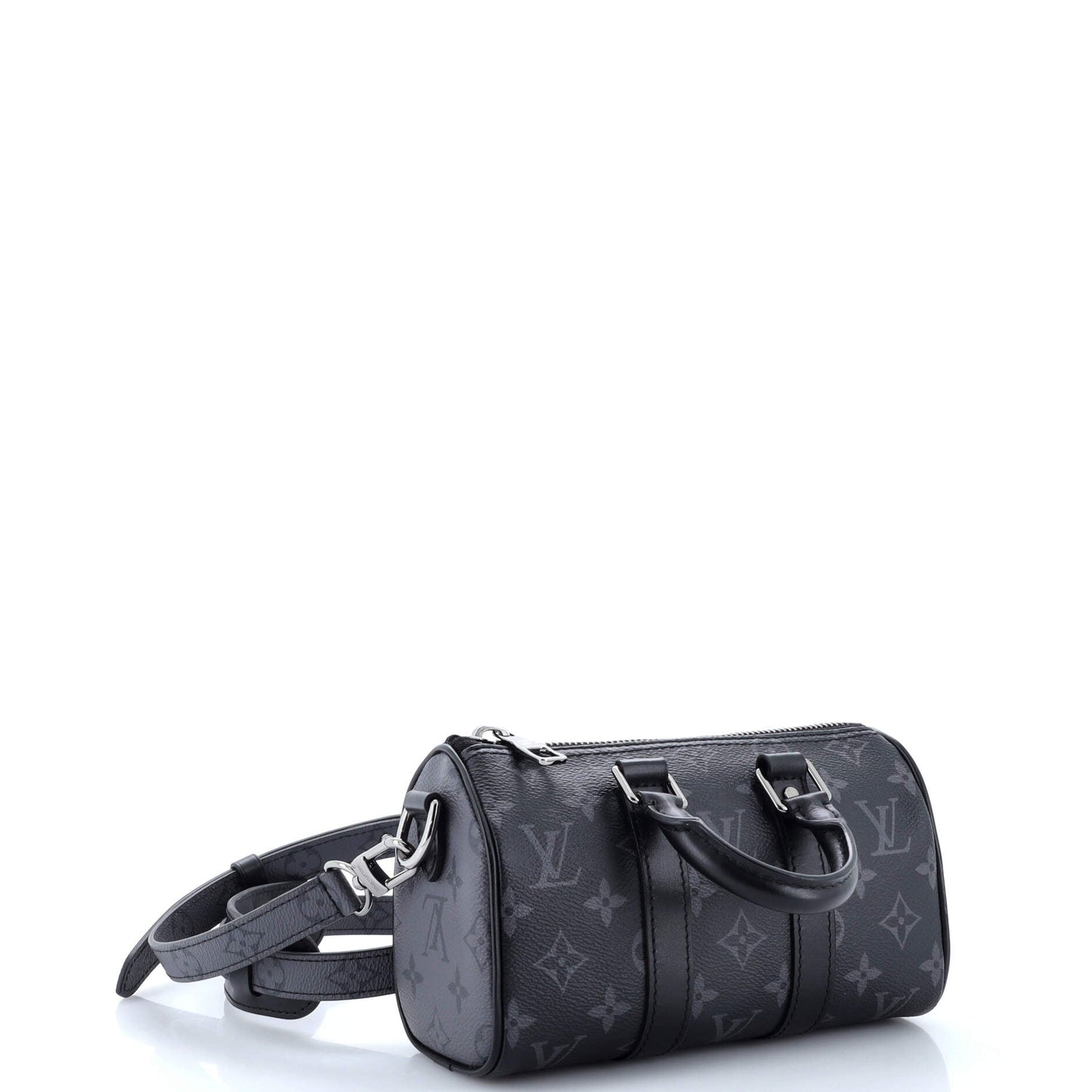 Louis Vuitton Keepall Bandouliere Bag Reverse Eclipse Xs Canvas Monogram Travel Bag