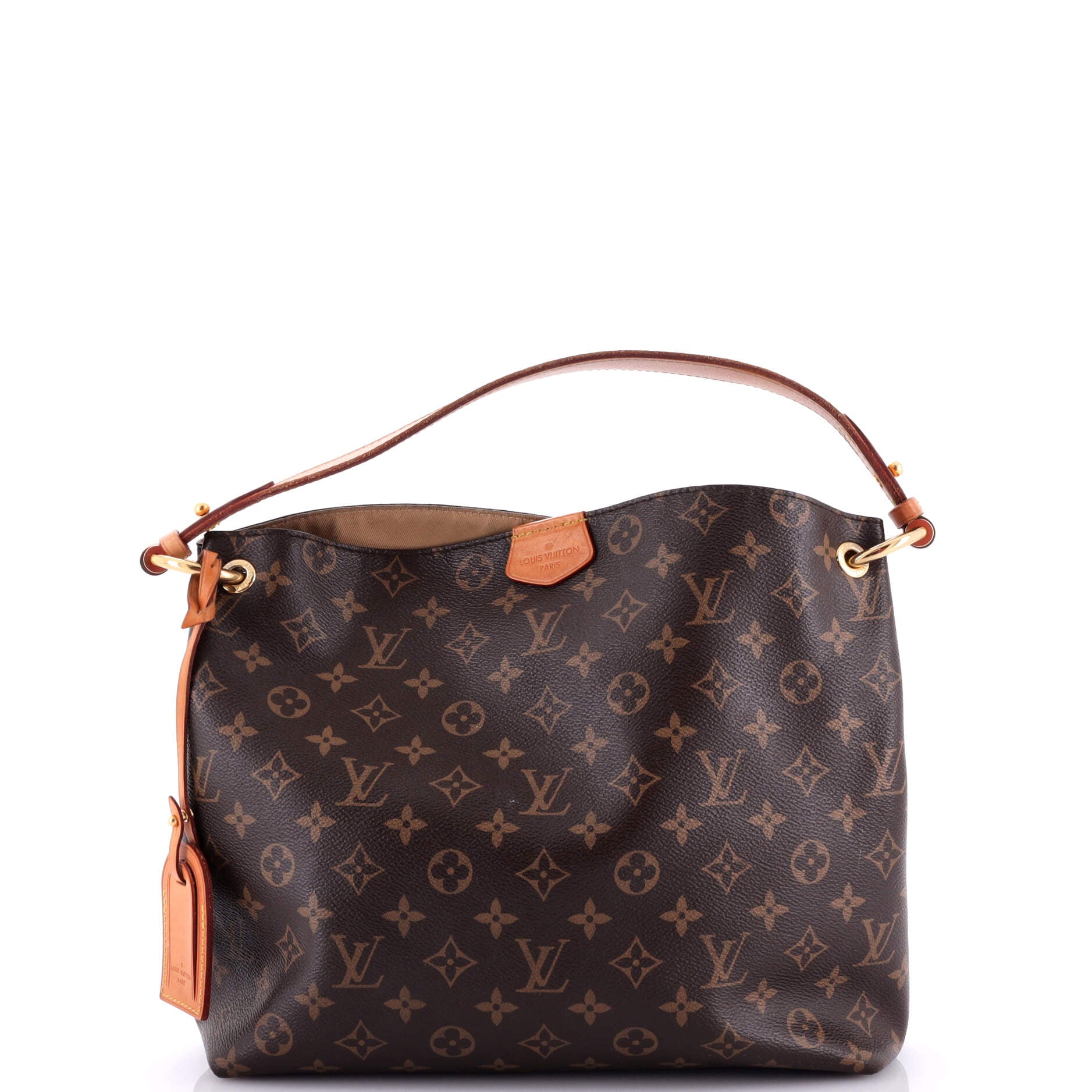 Louis Vuitton Graceful Handbag Pm Canvas Monogram Shoulder Bag