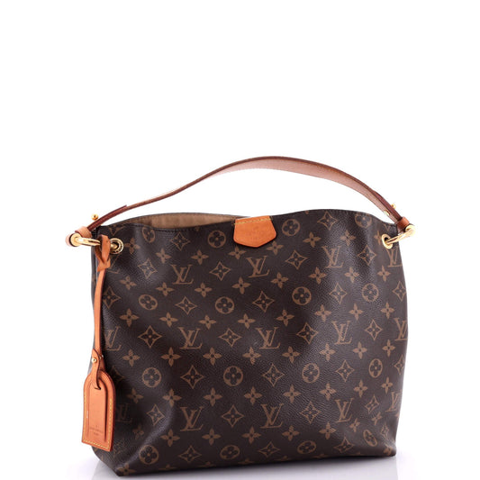 Louis Vuitton Graceful Handbag Pm Canvas Monogram Shoulder Bag