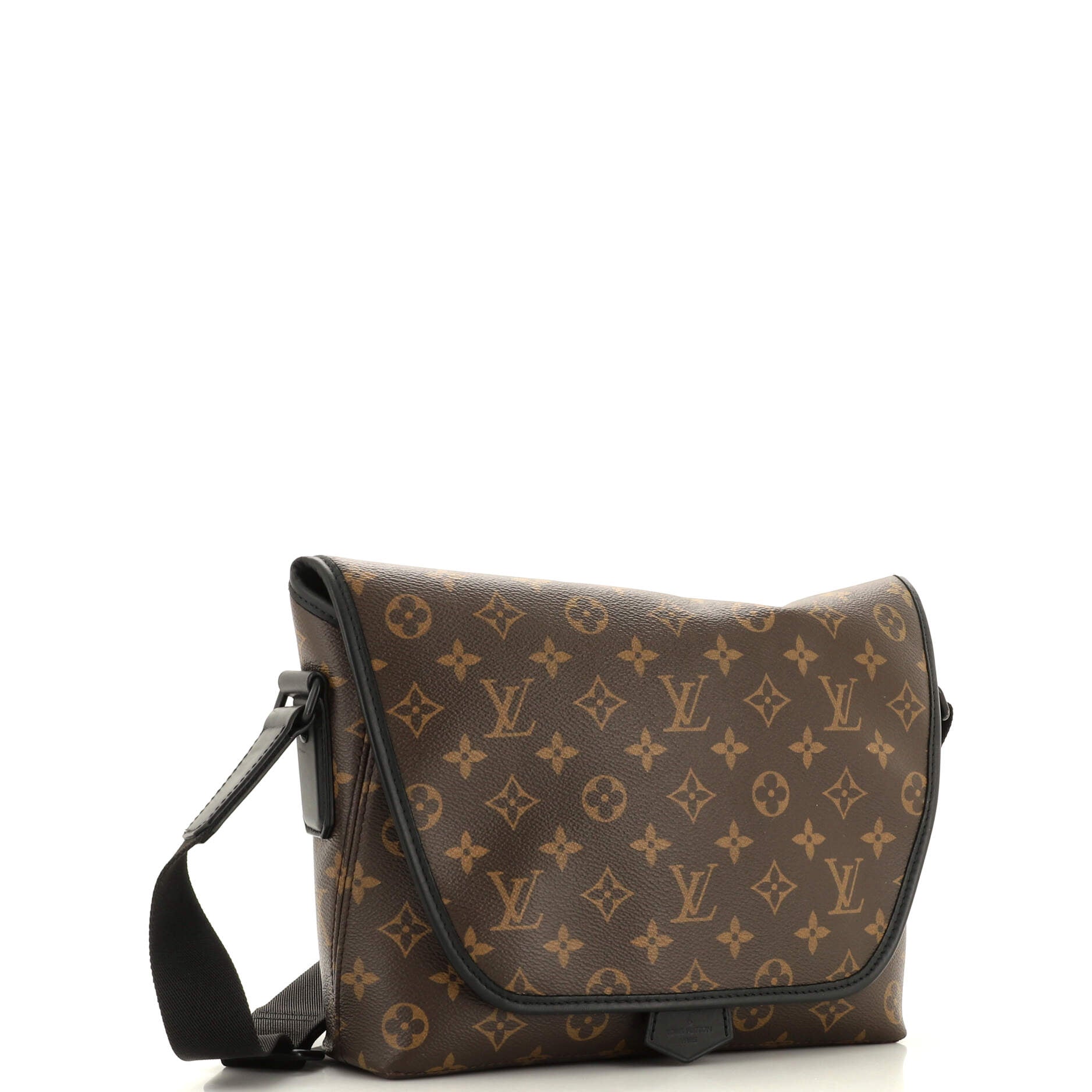 Louis Vuitton Magnetic Messenger Bag Macassar Canvas Monogram Travel Bag