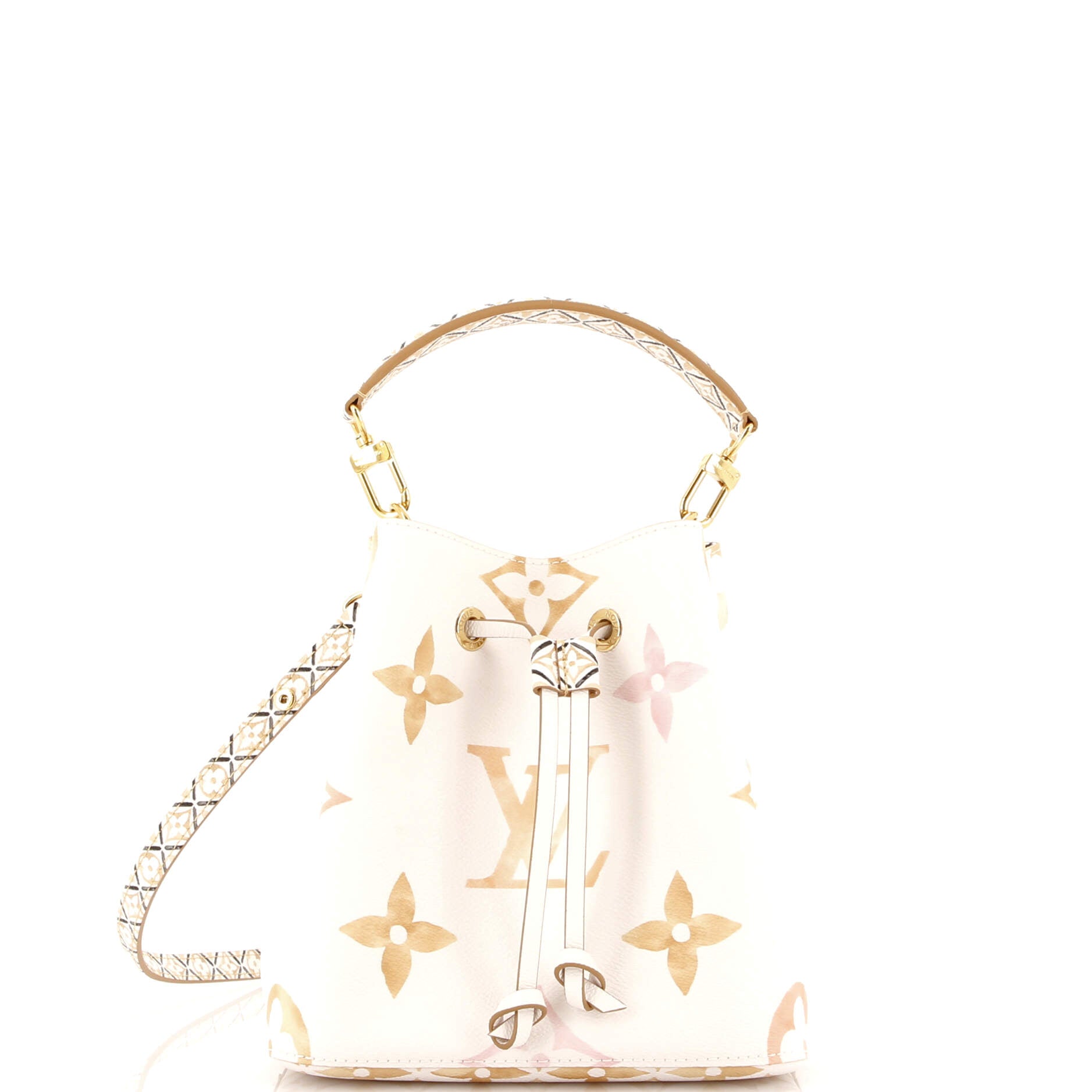 Louis Vuitton Neonoe Handbag By The Pool Watercolor Giant Monogram Shoulder Bag