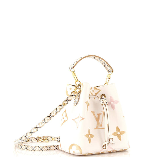 Louis Vuitton Neonoe Handbag By The Pool Watercolor Giant Monogram Shoulder Bag