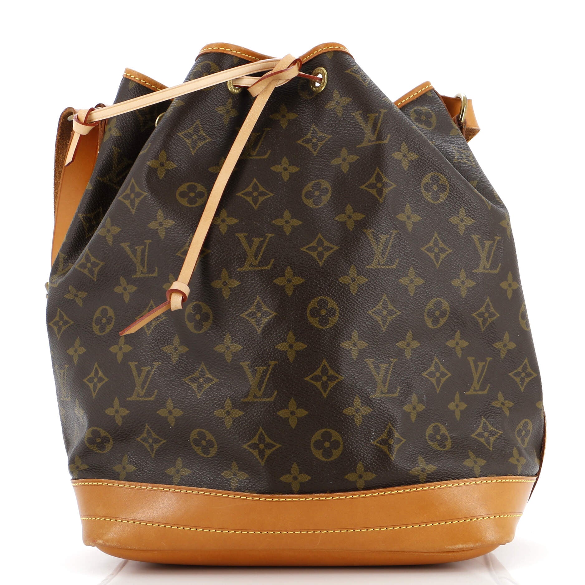 Louis Vuitton Noe Handbag Canvas Monogram Bucket Bag
