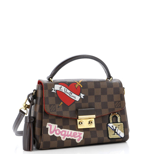 Louis Vuitton Croisette Handbag Limited Edition Patches Damier Shoulder Bag Damier 3074681