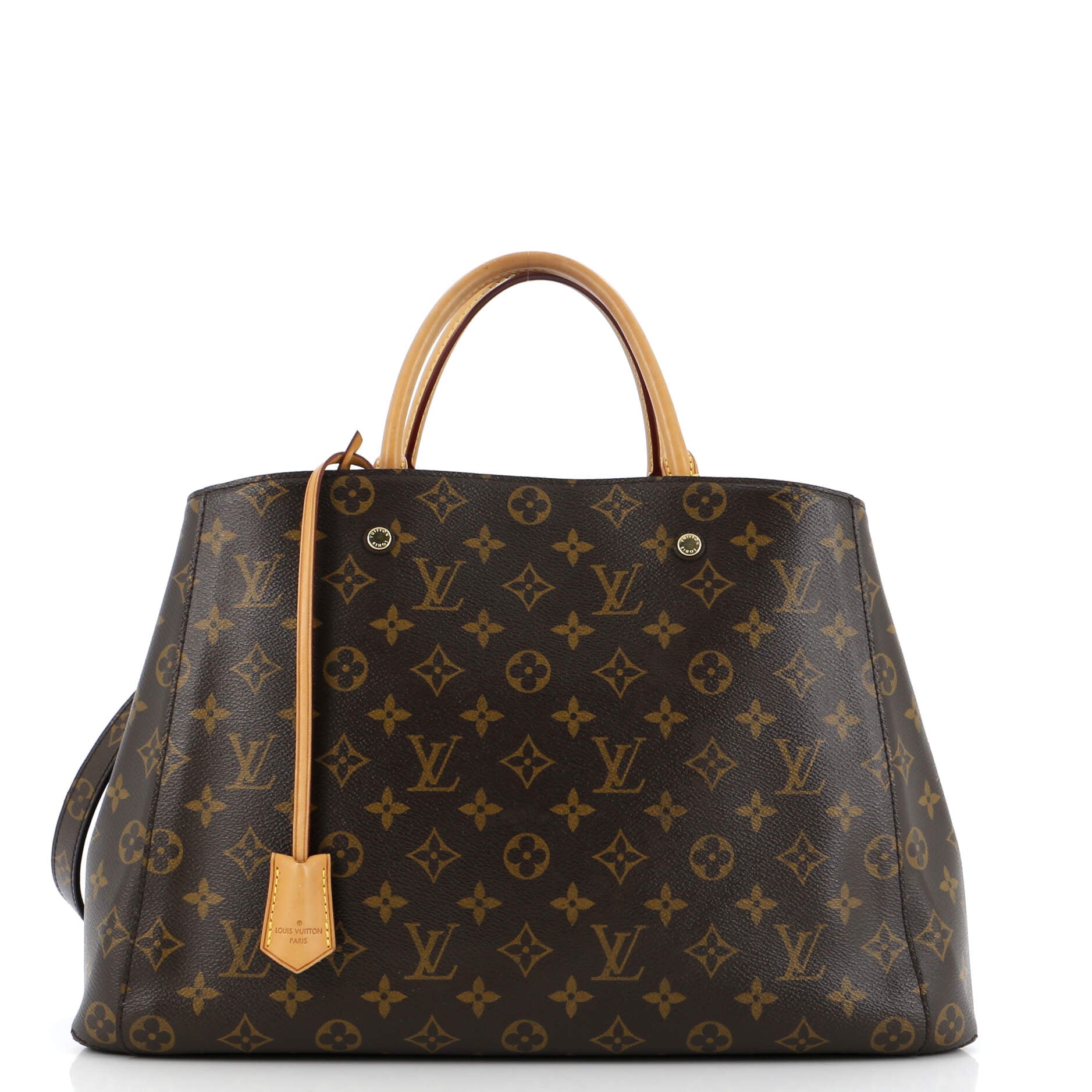 Louis Vuitton Montaigne Handbag Gm Canvas Monogram Tote Bag