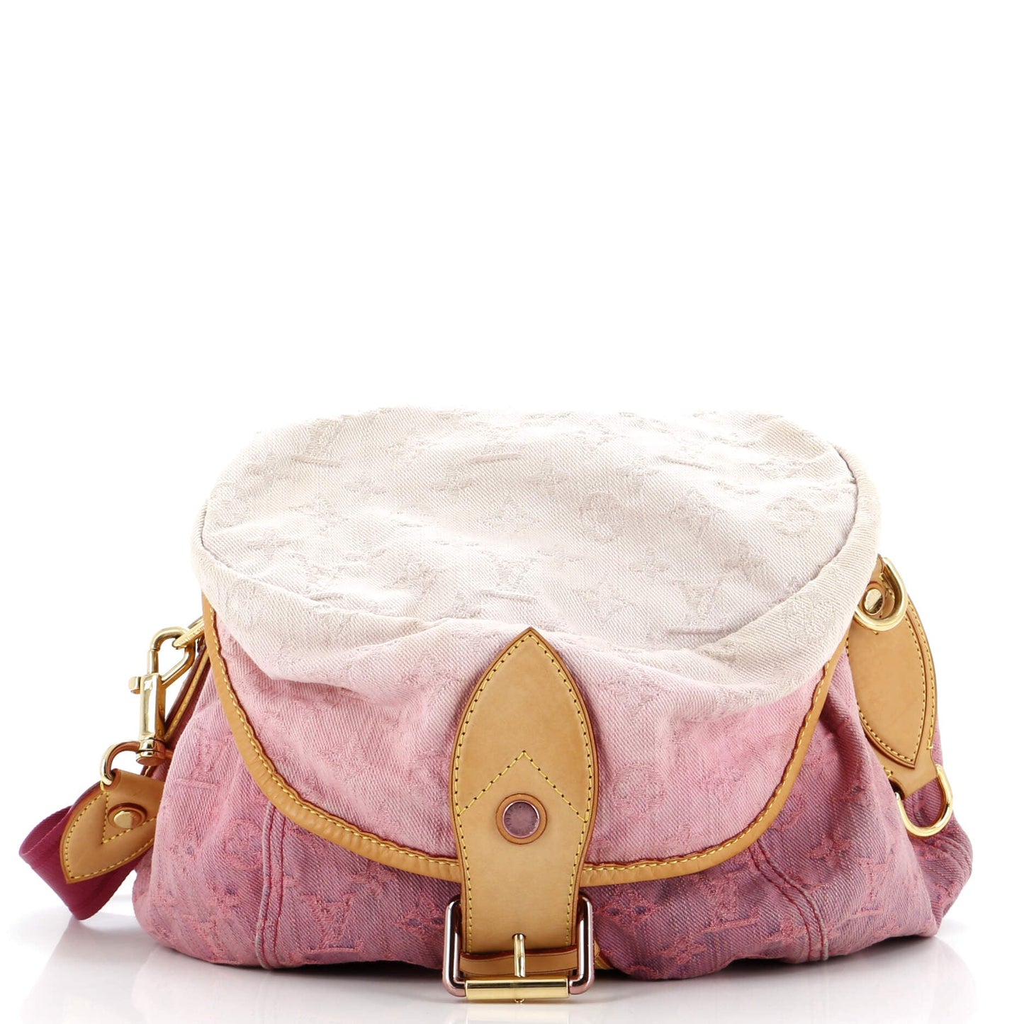 Louis Vuitton Sunshine Handbag Denim Travel Bag