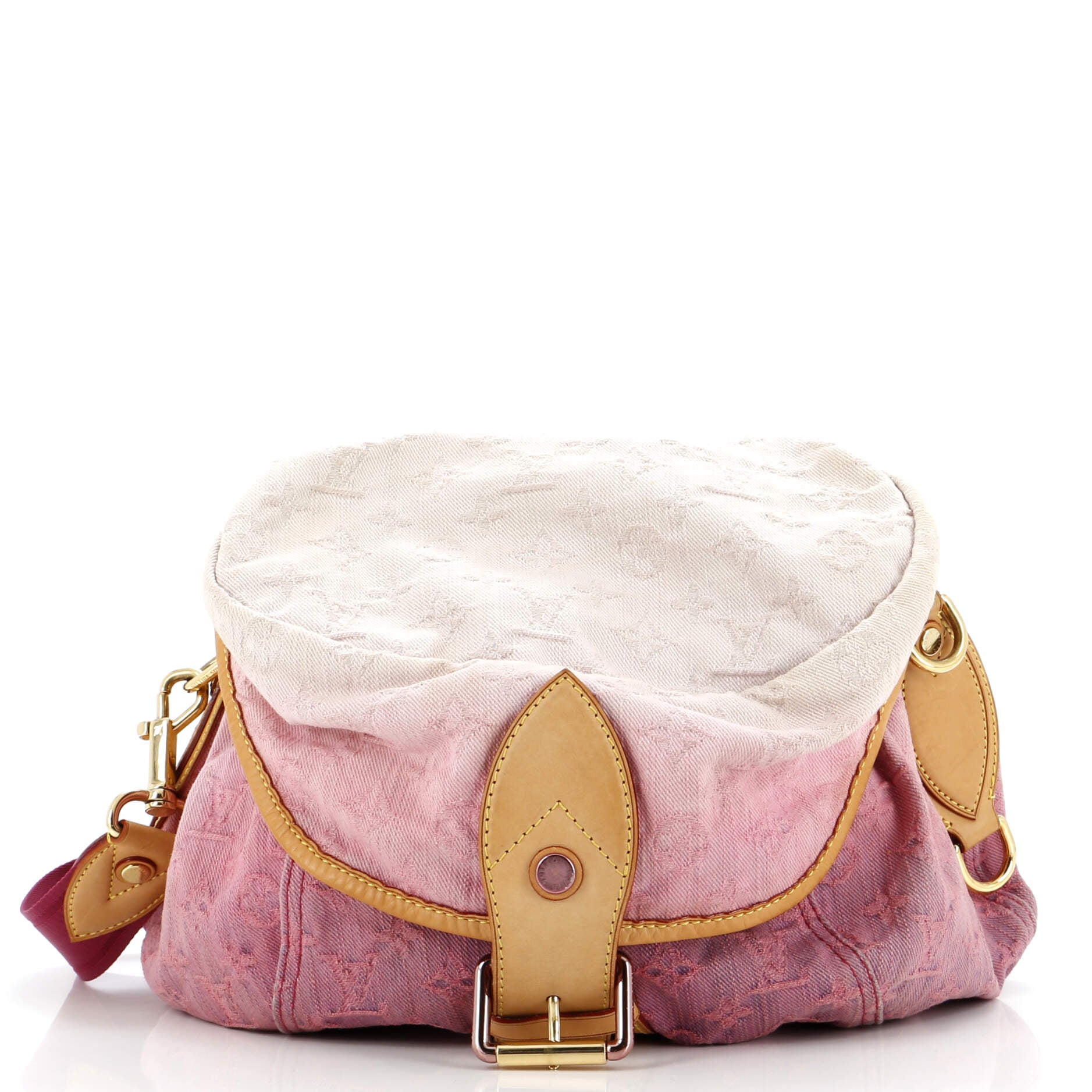 Louis Vuitton Sunshine Handbag Denim Travel Bag