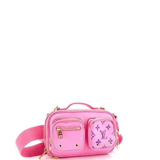 Louis Vuitton Utility Crossbody Bag Calfskin With Embossed Detail Monogram Detail 30765410