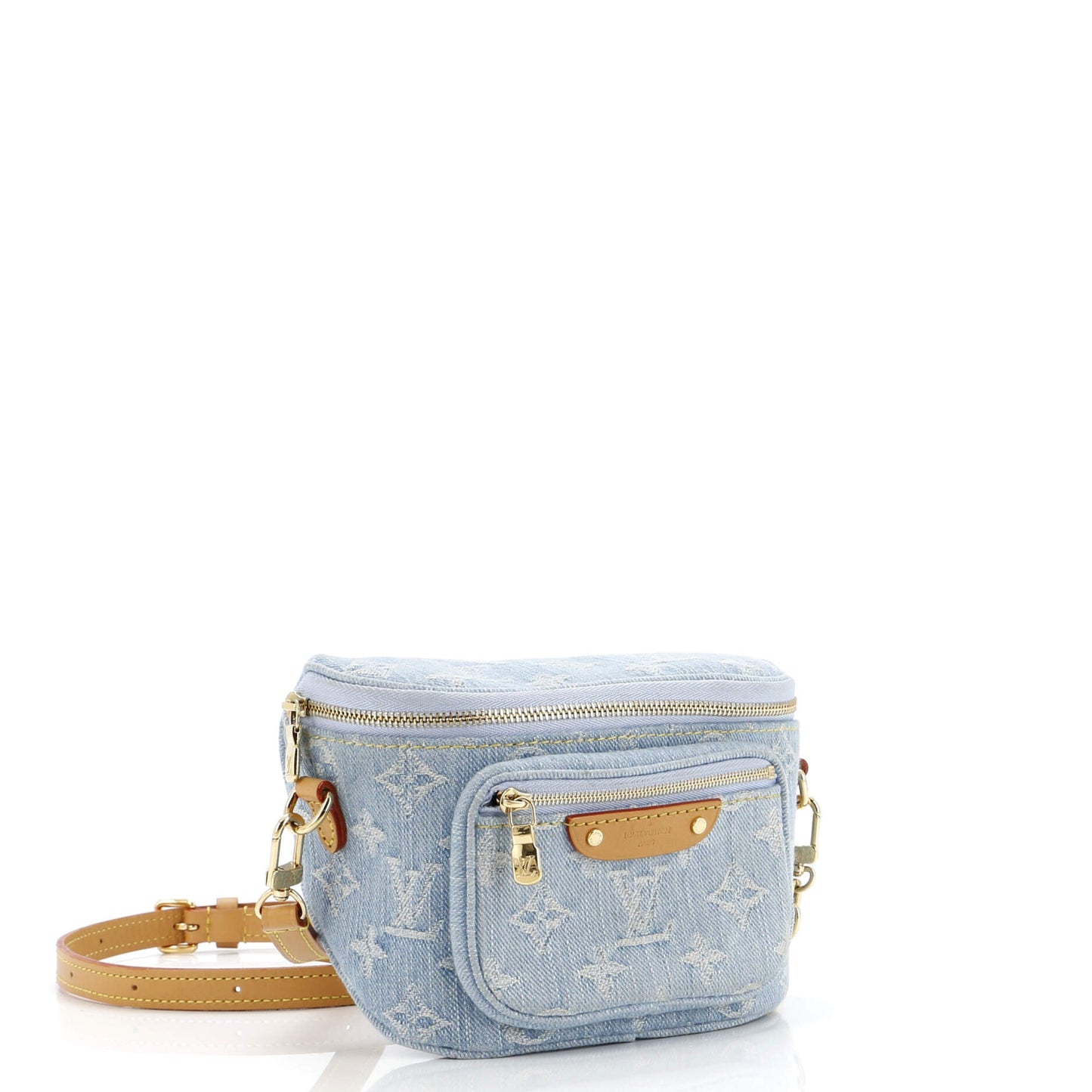 Louis Vuitton Bum Bag Denim Monogram Travel Bag