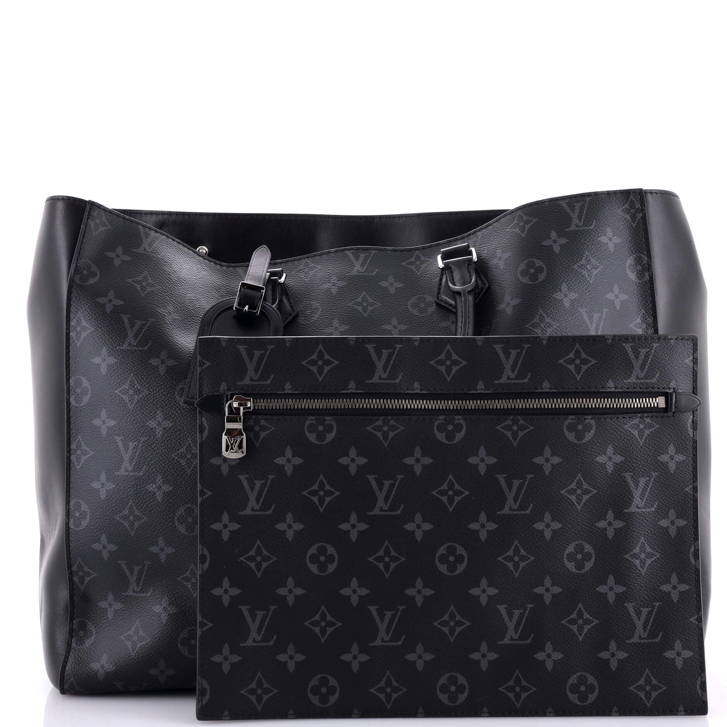 Louis Vuitton Grand Sac Bag Eclipse Canvas Monogram Tote Bag