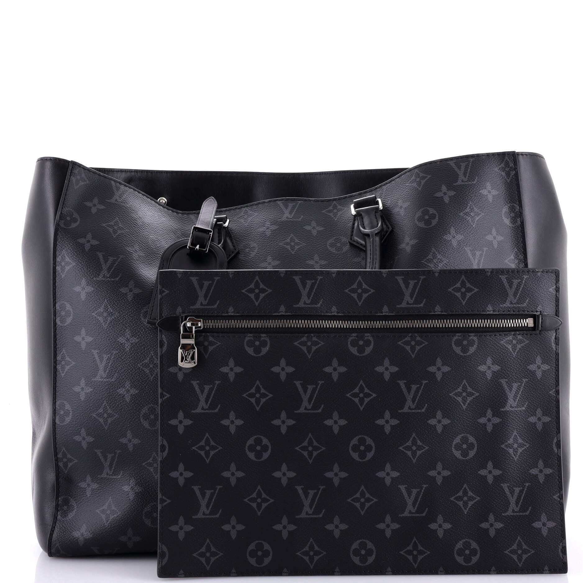 Louis Vuitton Grand Sac Bag Eclipse Canvas Monogram Tote Bag