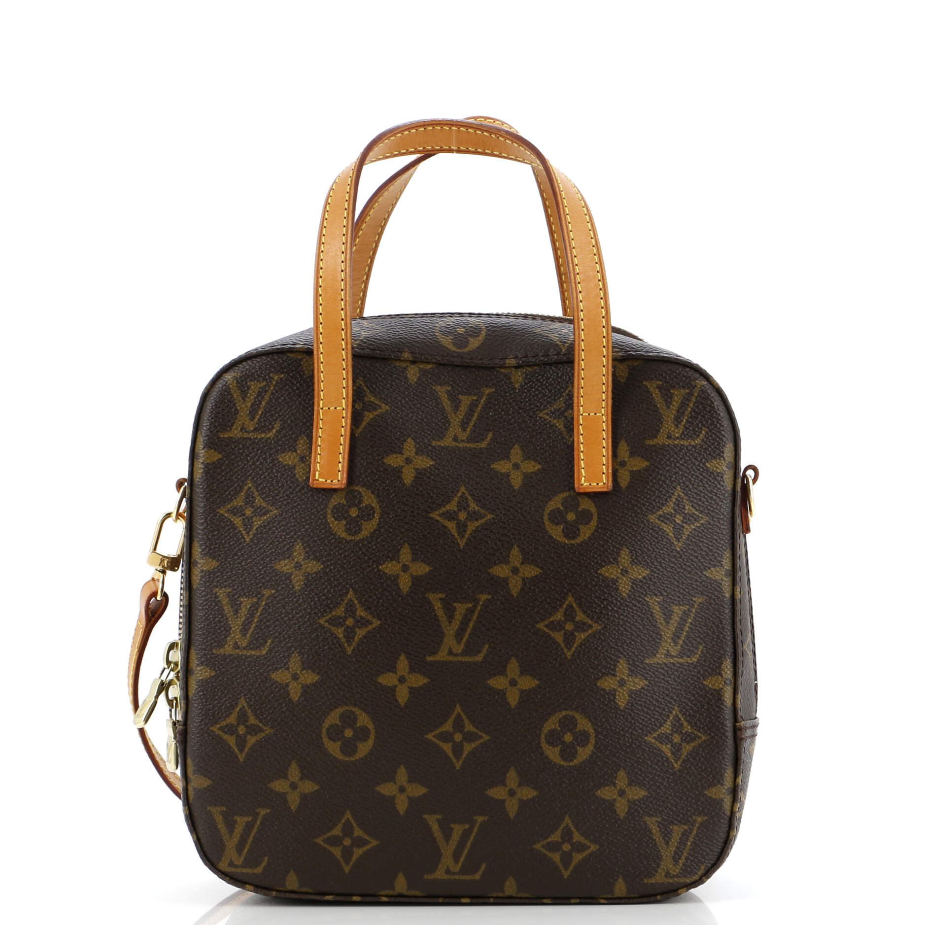 Louis Vuitton Spontini Handbag Canvas Monogram Travel Bag Canvas 30776784