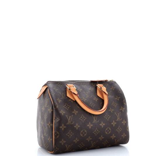 Louis Vuitton Speedy Handbag Canvas Monogram Travel Bag Canvas 2530776793