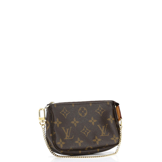 Louis Vuitton Pochette Accessoires Clutch Bag Canvas Monogram