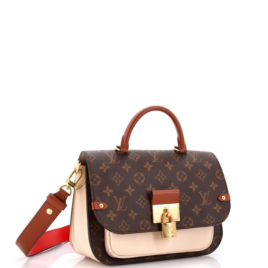 Louis Vuitton Vaugirard Handbag With Leather Canvas Travel Bag Leather 3079581