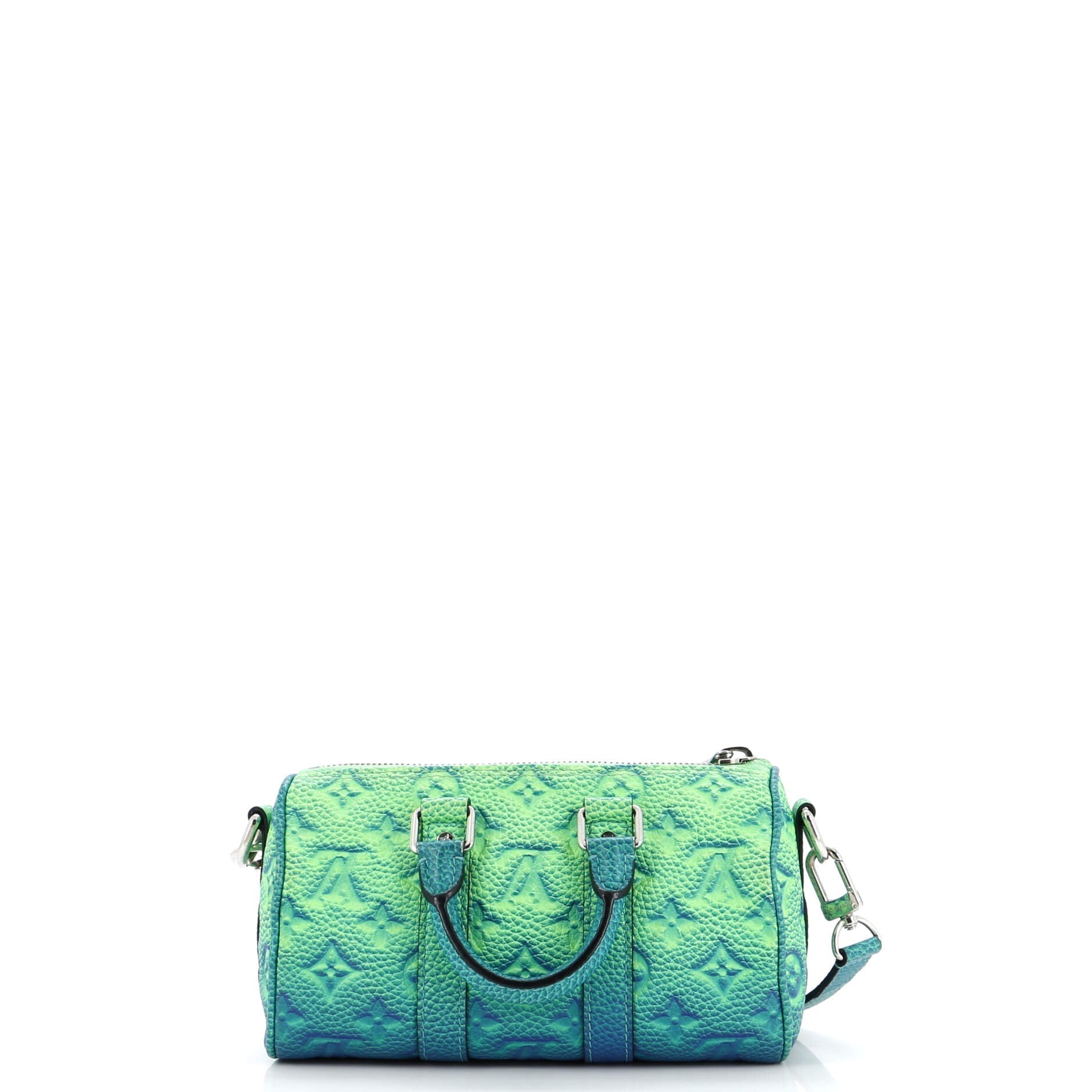Louis Vuitton Keepall Bandouliere Bag Limited Edition Illusion Taurillon Leather Monogram Shoulder B Leather Xs3079