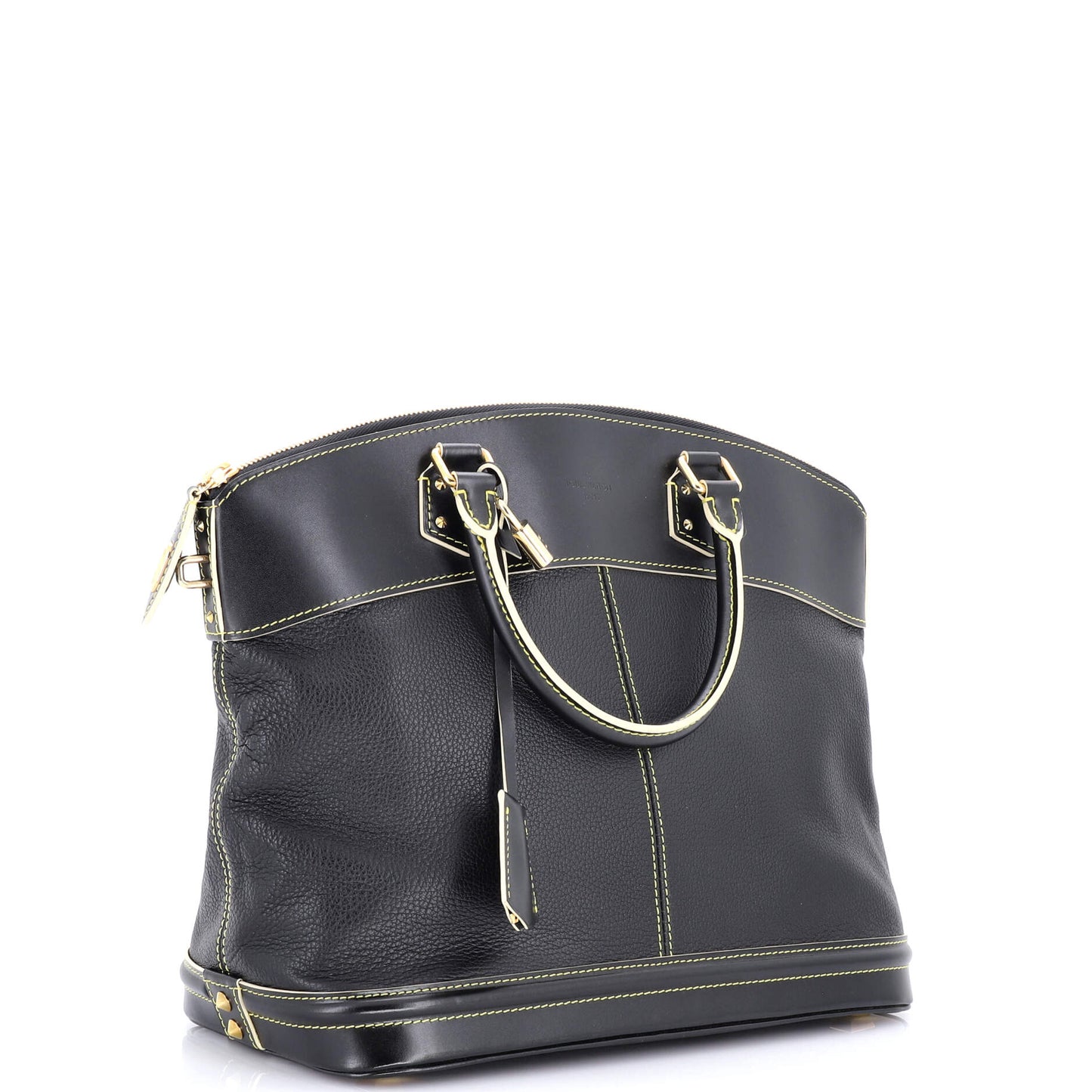 Louis Vuitton Suhali Lockit Handbag Mm Leather Tote Bag