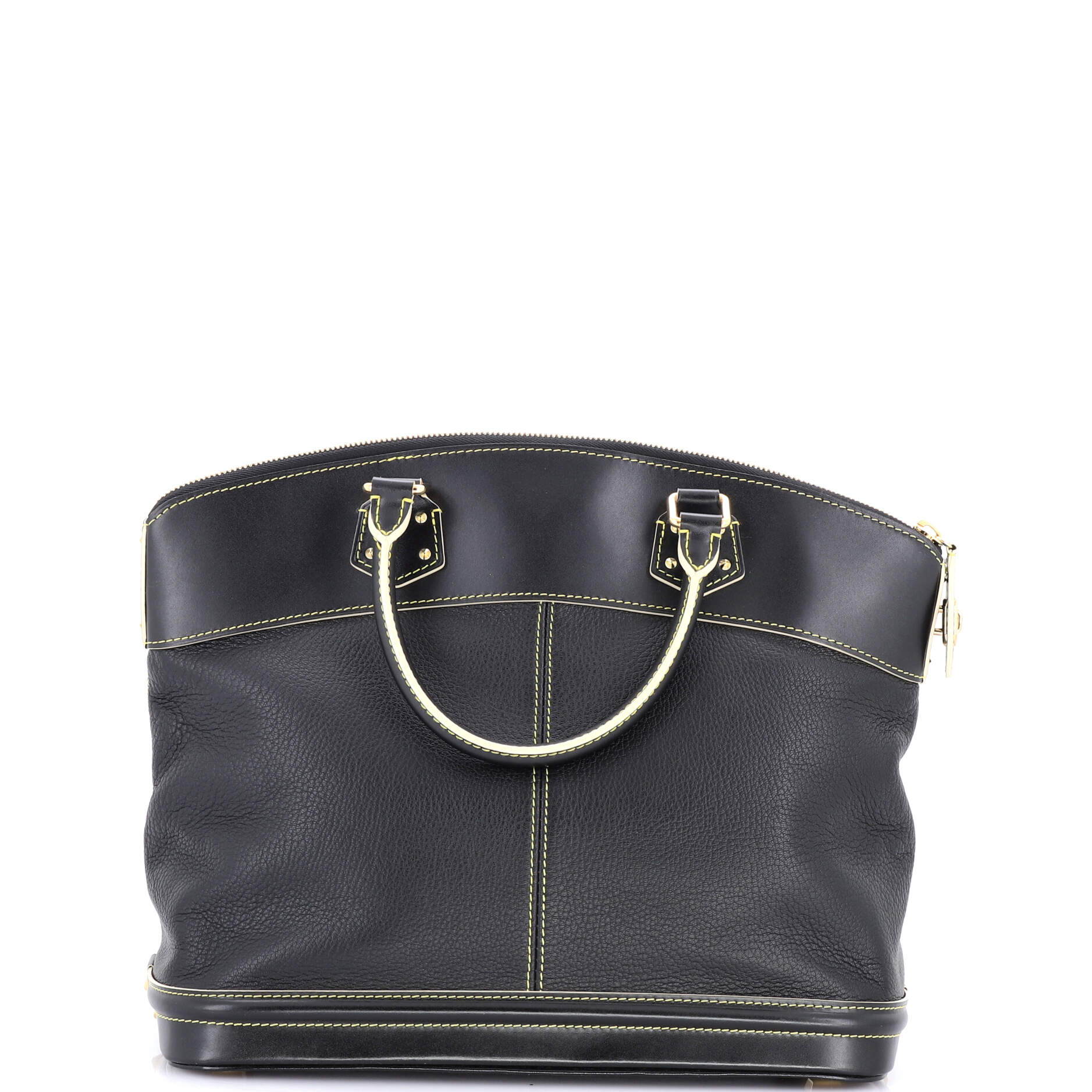 Louis Vuitton Suhali Lockit Handbag Mm Leather Tote Bag